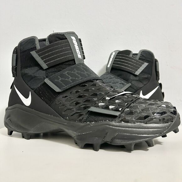 Nike Zoom Force Savage Elite 2 Shark “Black White” Men’s Size 12.5-15 FB Cleats - Picture 1 of 9